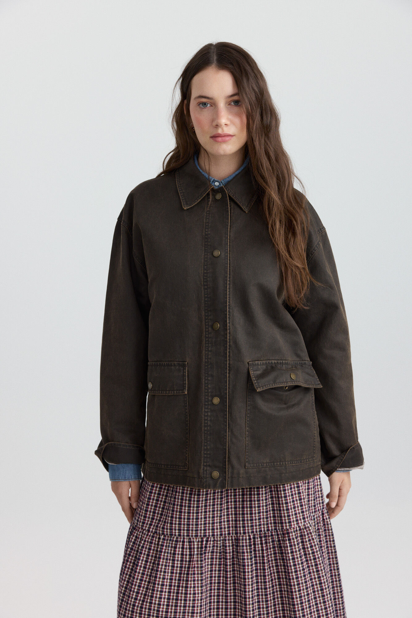Springfield Casaco oversize com bolsos