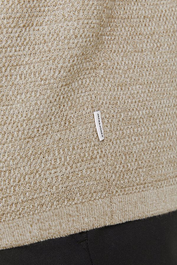 Jack & Jones Polo regular fit em malha cinzento