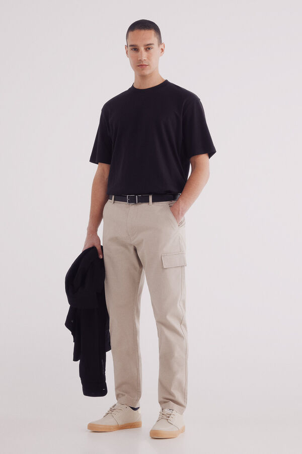 Springfield Camisa de bloqueio preto