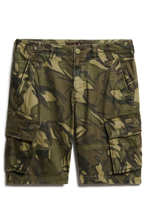 Superdry Bermudas militares básicas verde