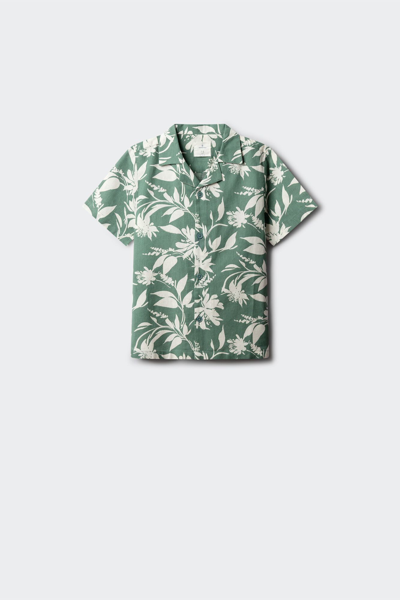 Springfield Kids Camisa de flores para menino