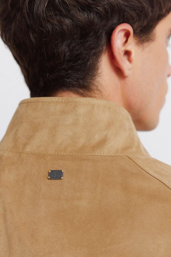Springfield Blus&atilde;o efeito camur&ccedil;a camel