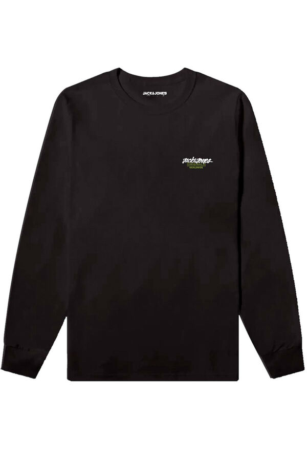 Jack & Jones Sweatshirt de ajuste padr&atilde;o preto