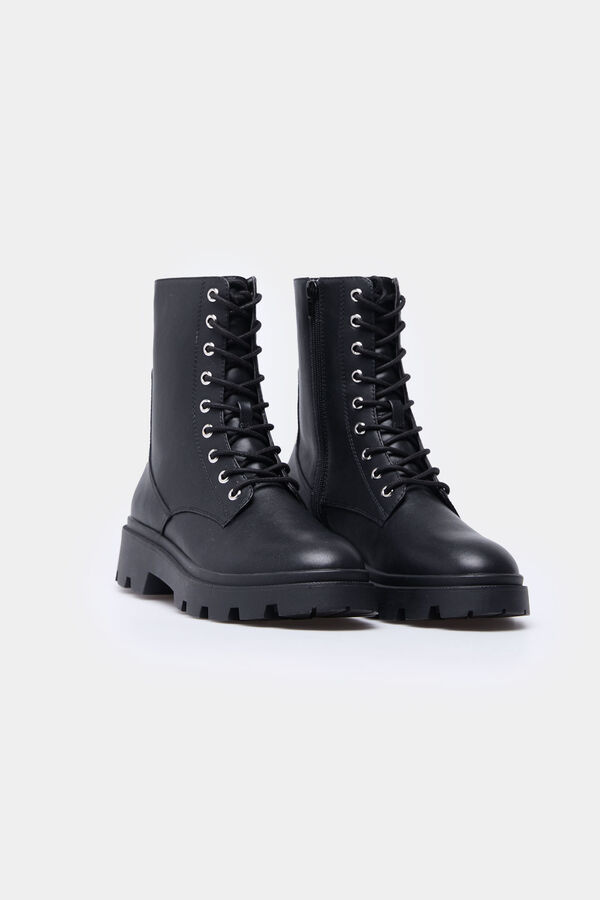 Springfield Military style ankle boot black