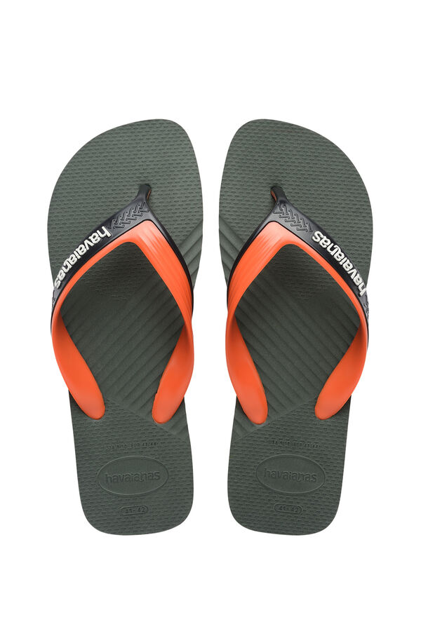 Havaianas Chinelos de plataforma em borracha verde