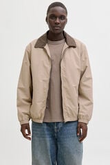 Jack & Jones Jaqueta curta com barra franzida cru