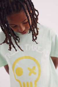 Springfield Kids Camiseta com caveira de menino