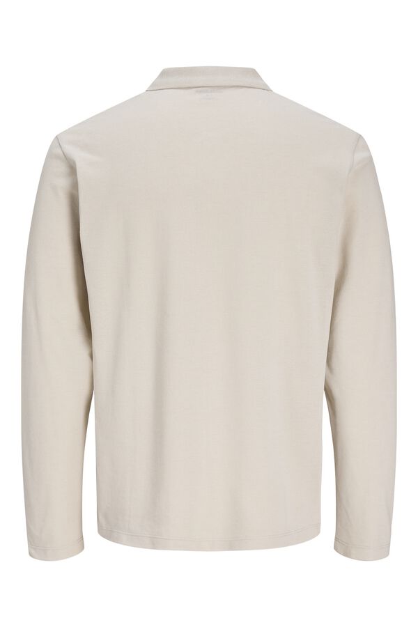 Jack & Jones Polo de manga comprida cinzento