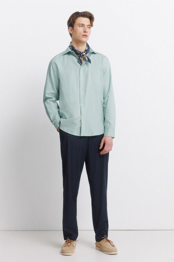 Springfield Camisa estrutura verde