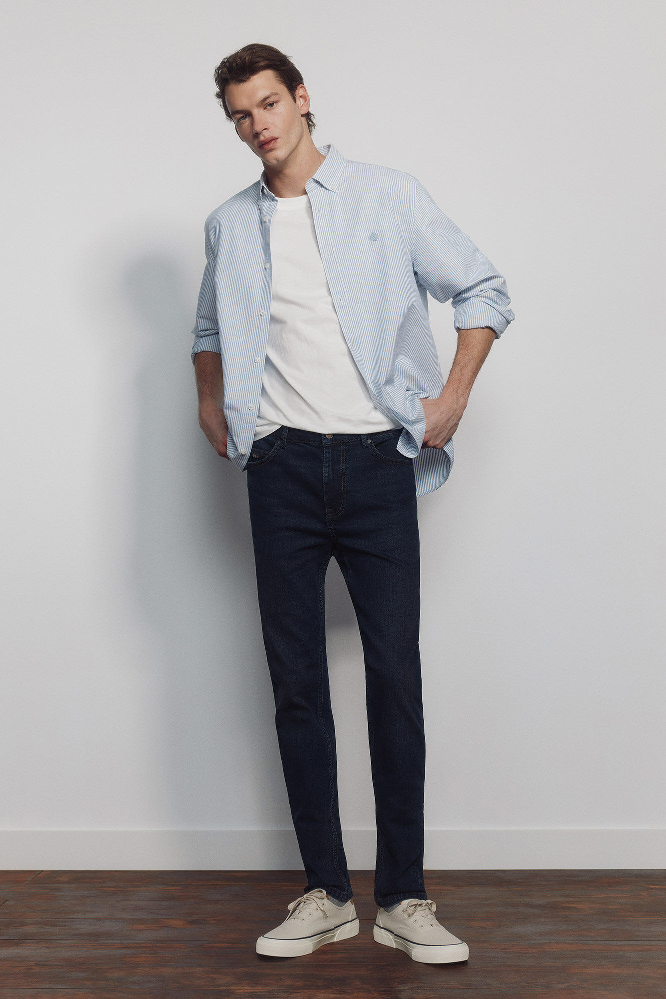 Springfield Jeans azul muito escuro skinny fit