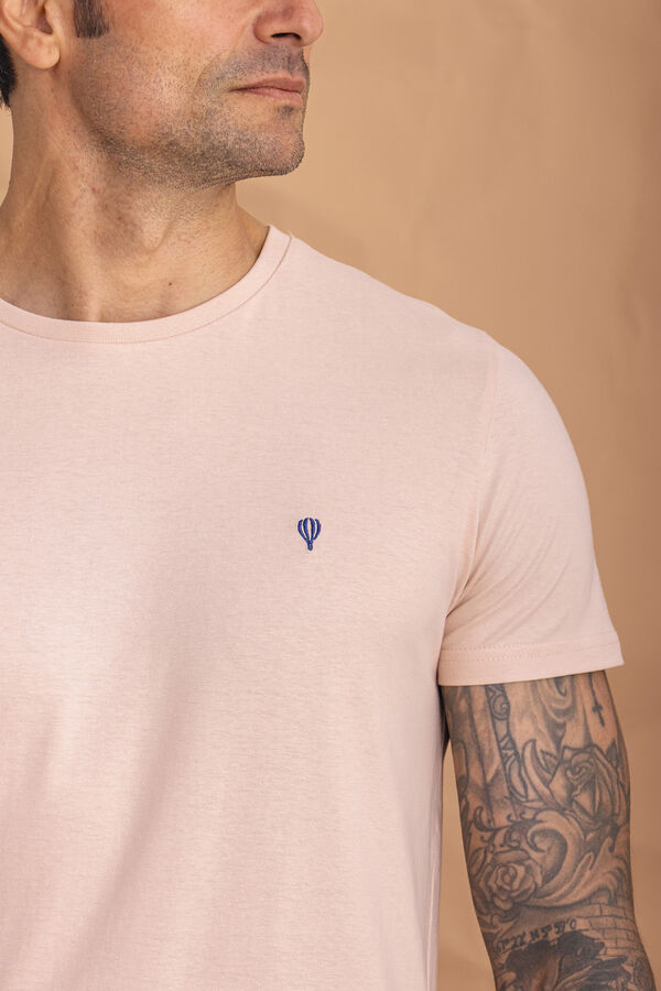 Celopman Camiseta básica rosa rosa