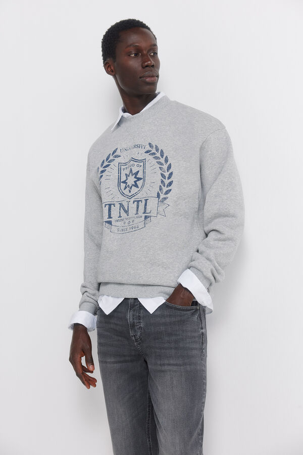 Springfield Jeans preto lavado slim fit cinzento