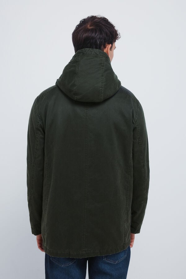 Springfield Parka de algodão estampado