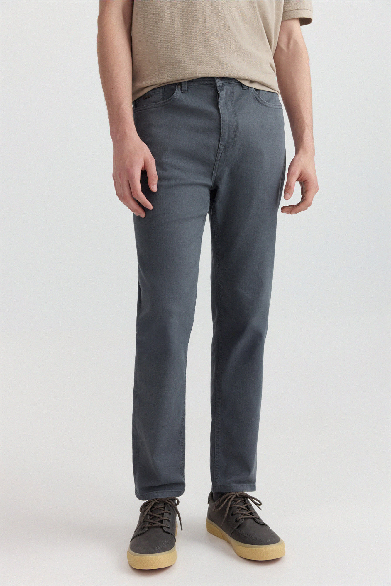Springfield Cal&ccedil;a 5 bolsos slim lavagem desbotada