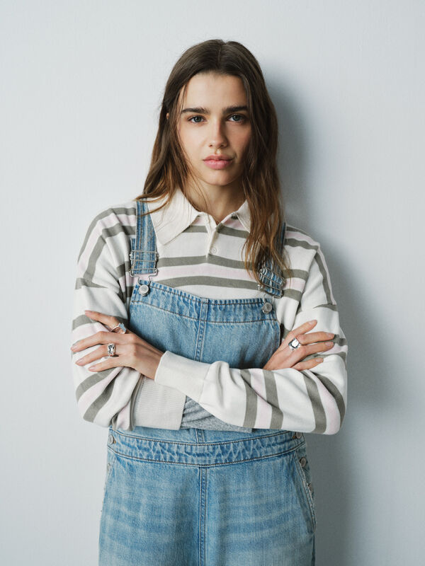 High Spirits Jardineiras Cleo azul