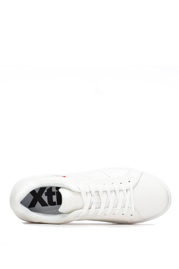 XTI Sapatilha casual com atacadores branco