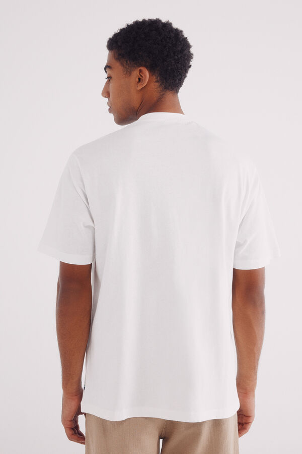 Springfield Camiseta Somente Boas Vidas bege