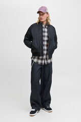 Jack & Jones Camisa xadrez preto