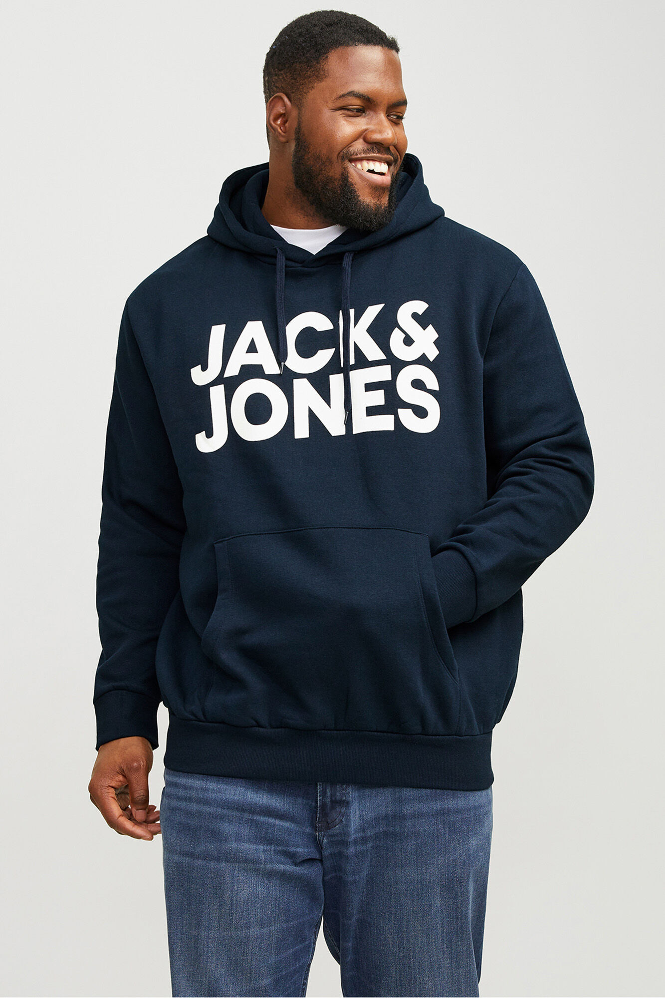 Jack & Jones PLUS Sudadera capucha print logo PLUS