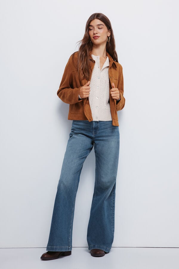 Springfield Cardigan Pointelle branco