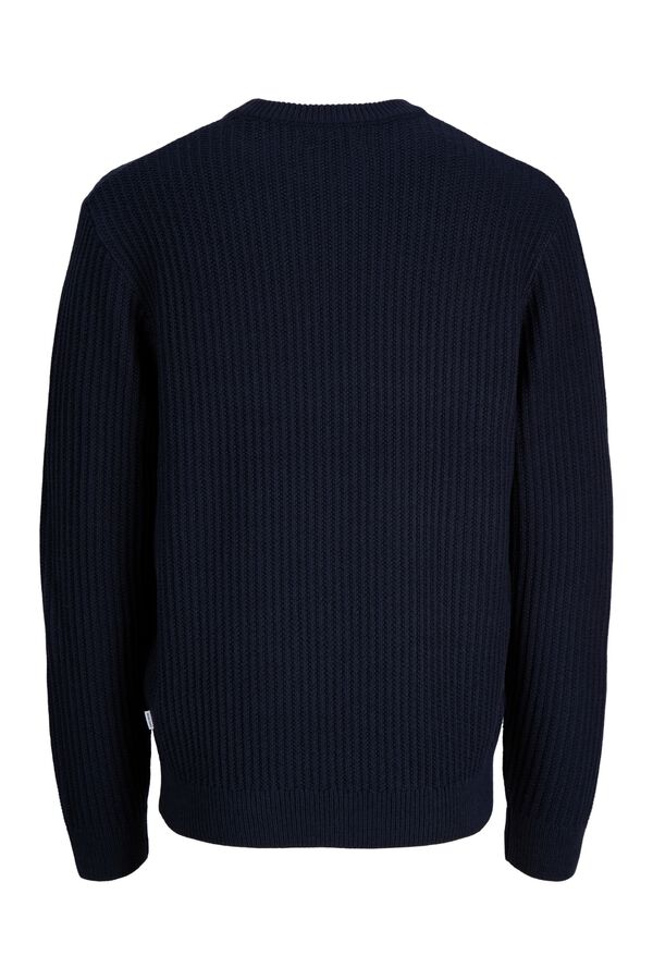 Jack & Jones Camisola relaxed gola redonda azul