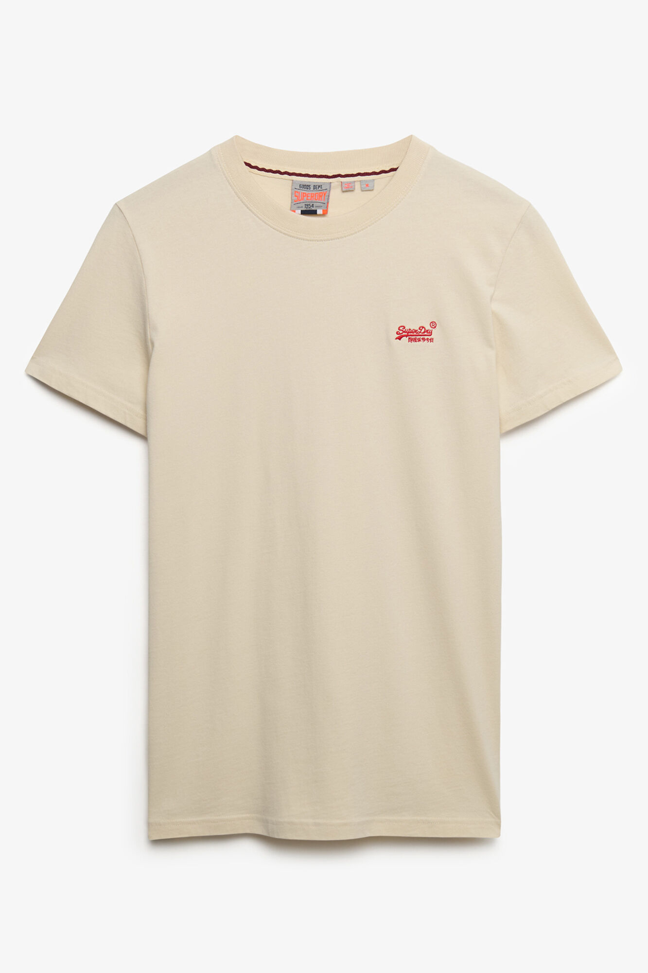 Superdry Camiseta manga corta b&aacute;sica con logotipo peque&ntilde;o