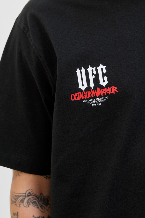 Jack & Jones T-shirt com estampa nas costas preto