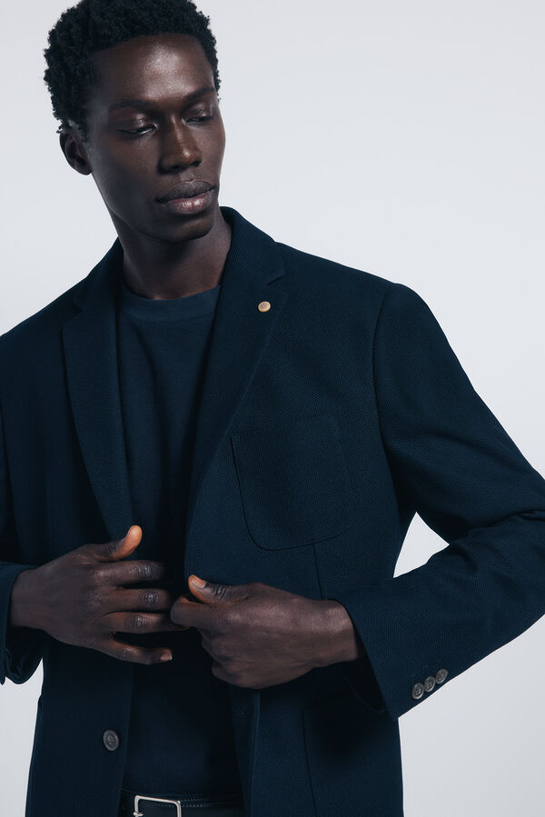 Springfield Blazer olho de perdiz azul