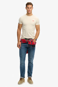 Superdry T-shirt de manga curta b&aacute;sica com log&oacute;tipo pequeno