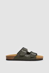 Pepe Jeans Sand&aacute;lias anat&oacute;micas fivela dupla estampado