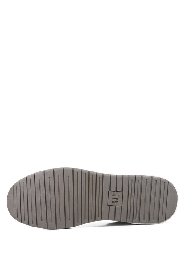 GAP Sapatilhas efeito pele e croute com logo azul