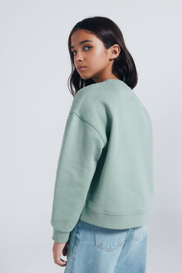 Springfield Kids Sudadera "Lilo & stitch" niña verde