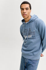 Jack & Jones Sweatshirt de capuz regular fit cinzento
