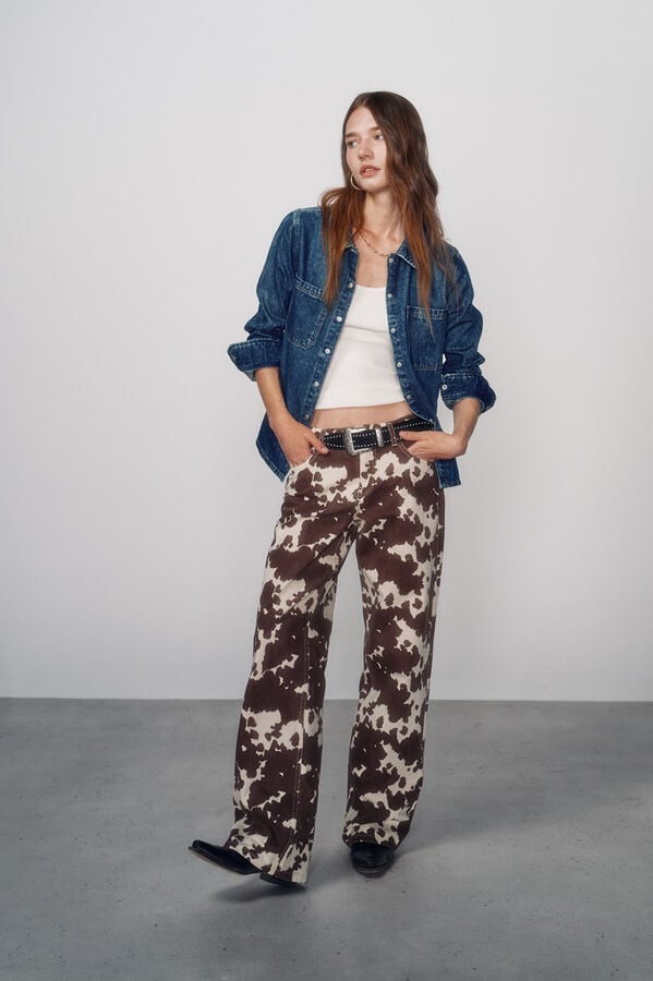 High Spirits Calça Jeans Cocoa bege