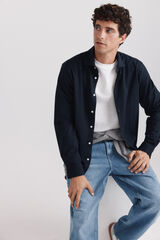 Springfield Camisa performance comfort quick dry e non-iron azul