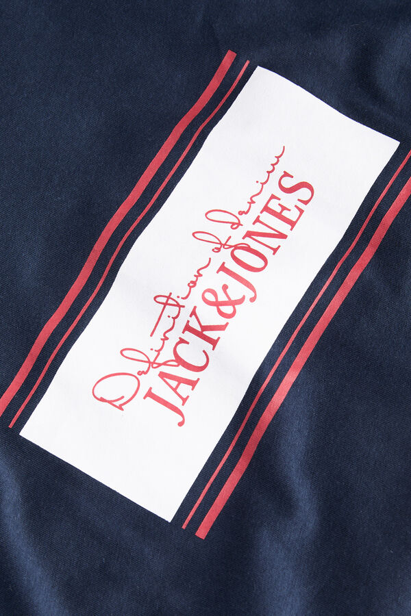 Jack & Jones PLUS T-shirt de manga comprida azul