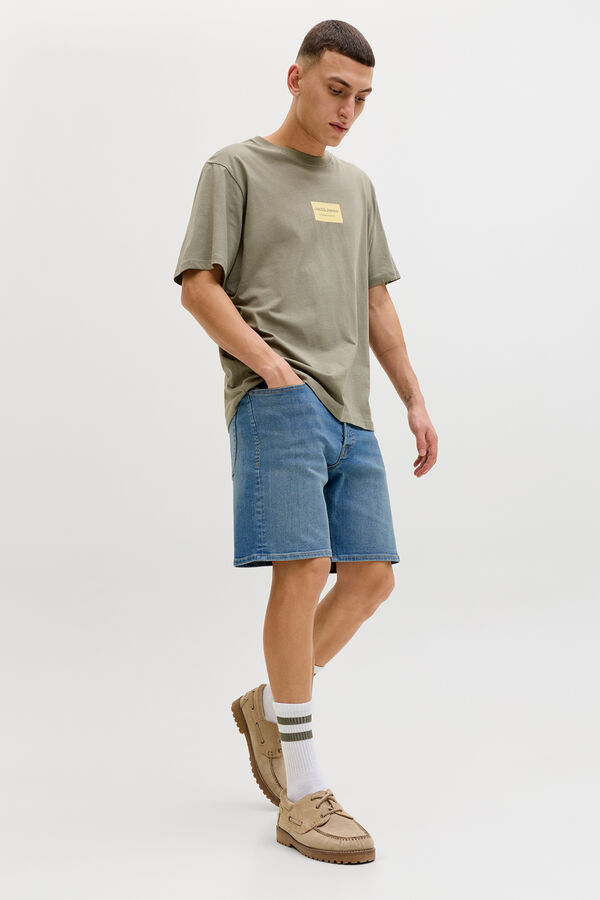 Jack & Jones Bermuda regular stone wash azul