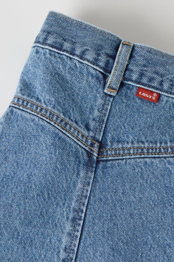 Levi's Saia jeans midi azul