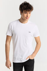 Lois T-shirt b&aacute;sica de manga curta branco