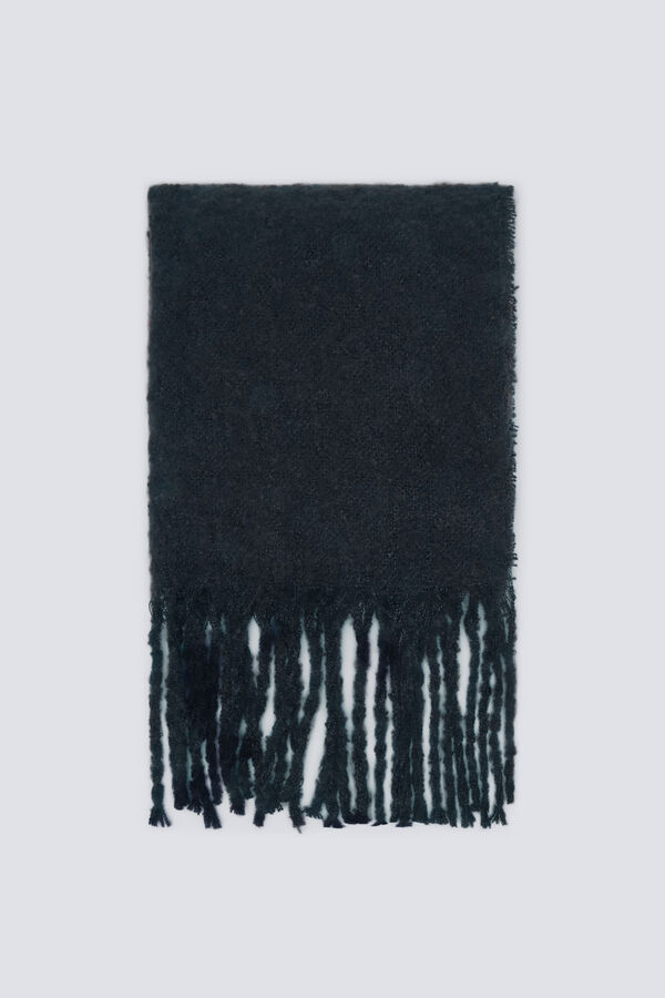 Springfield Cachecol liso de toque suave castanho