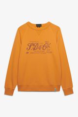 Superdry Sweatshirt gola redonda logo vermelho