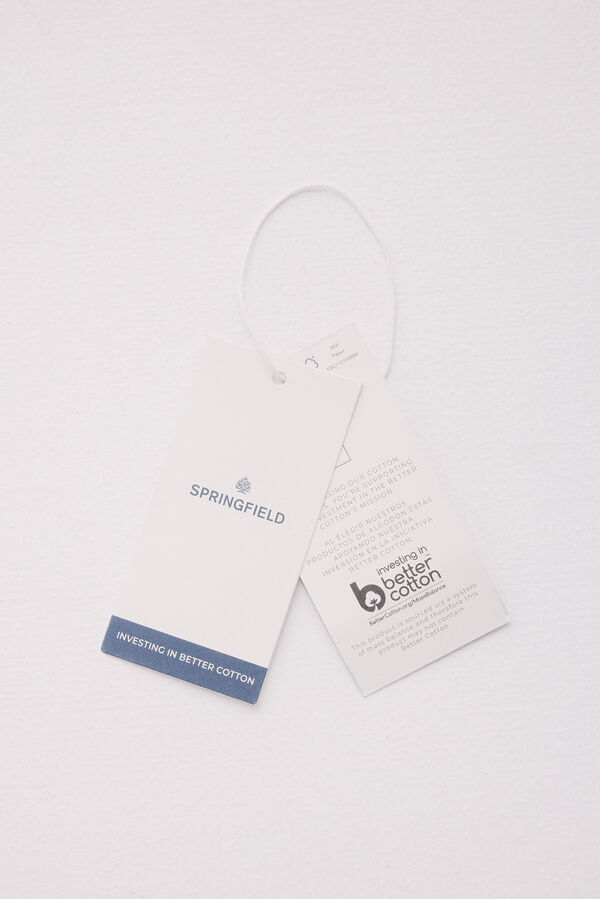 Springfield Polo jersey microraya blanco