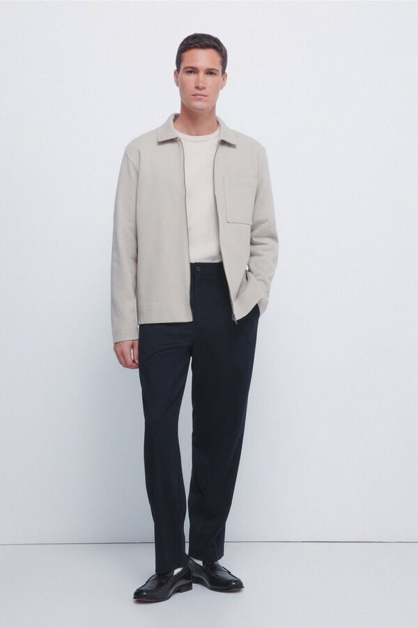 Springfield Malha de casaco cru