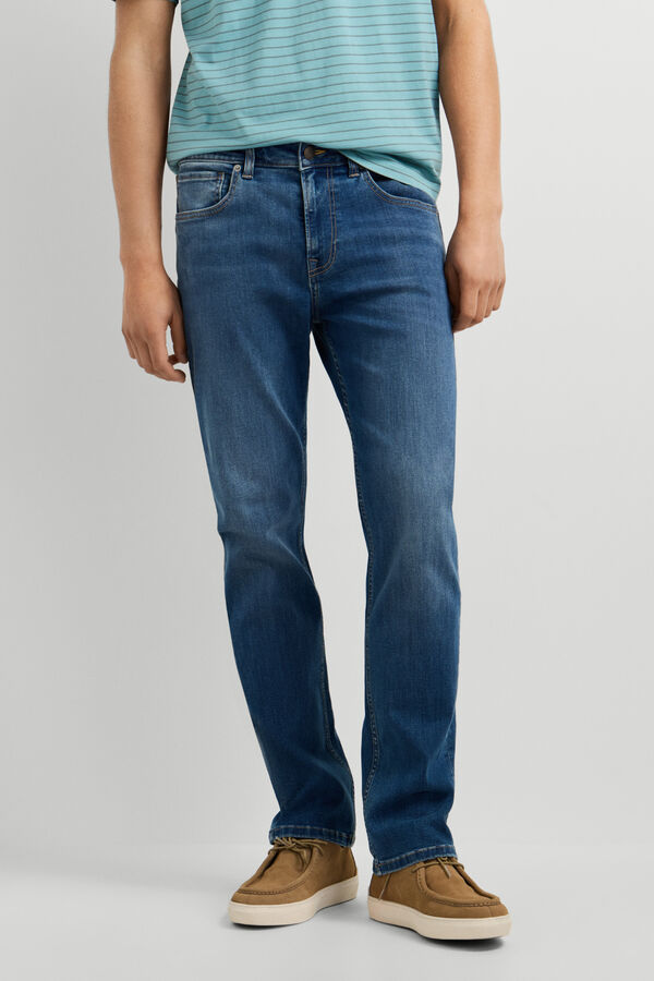 Pepe Jeans Cal&ccedil;as jeans retas azul