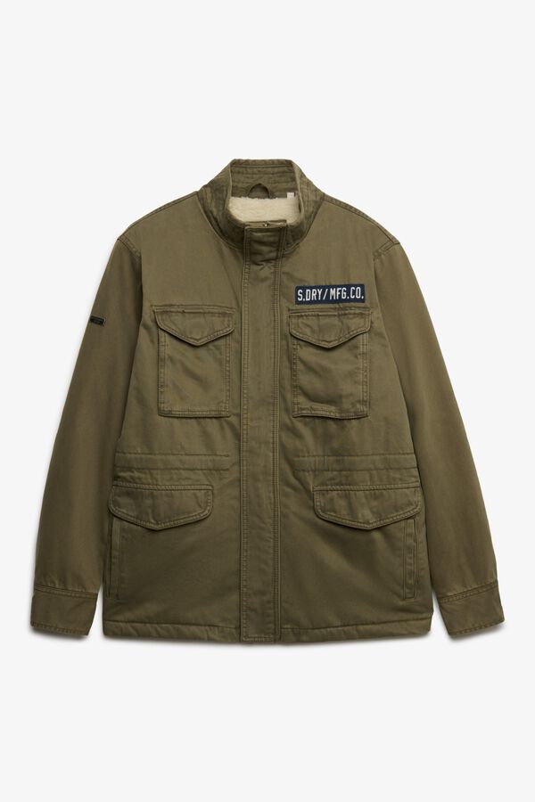 Superdry Chaqueta militar kaki