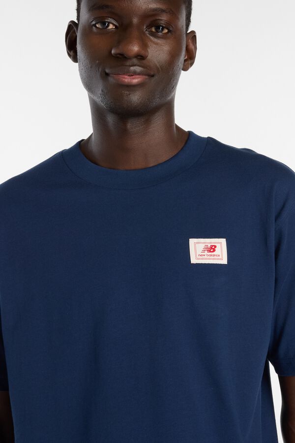 New Balance T-shirt de manga curta azul