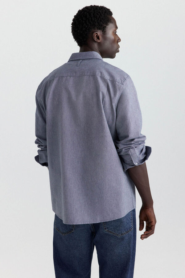 Springfield Camisa oxford azul