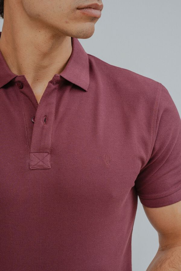 Celopman Polo b&aacute;sico vermelho