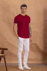 Celopman Camiseta b&aacute;sica vermelha vermelho