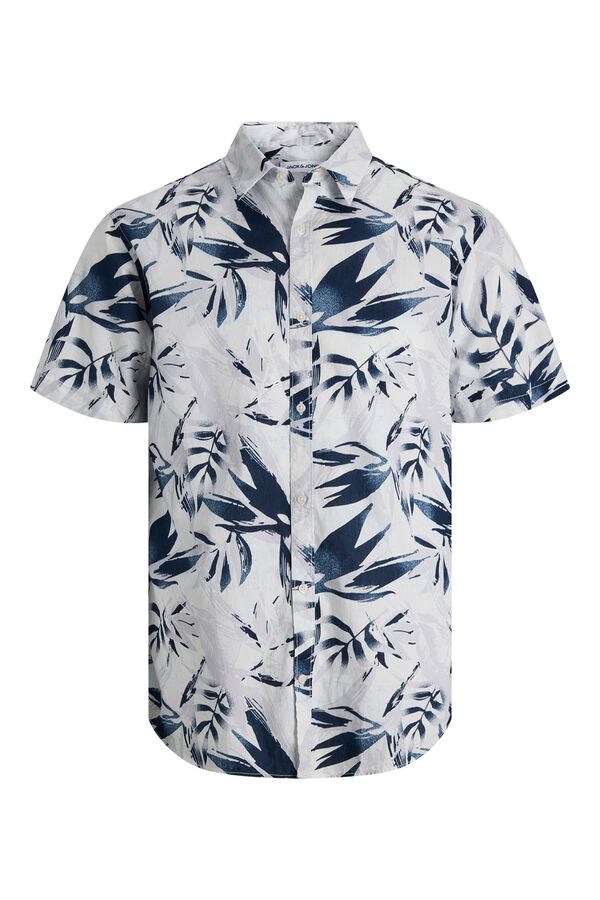 Jack & Jones Camisa regular fit estampada branco